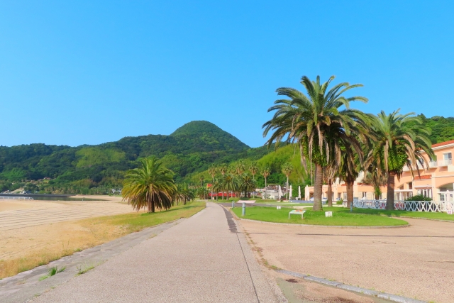 周防大島の海の写真